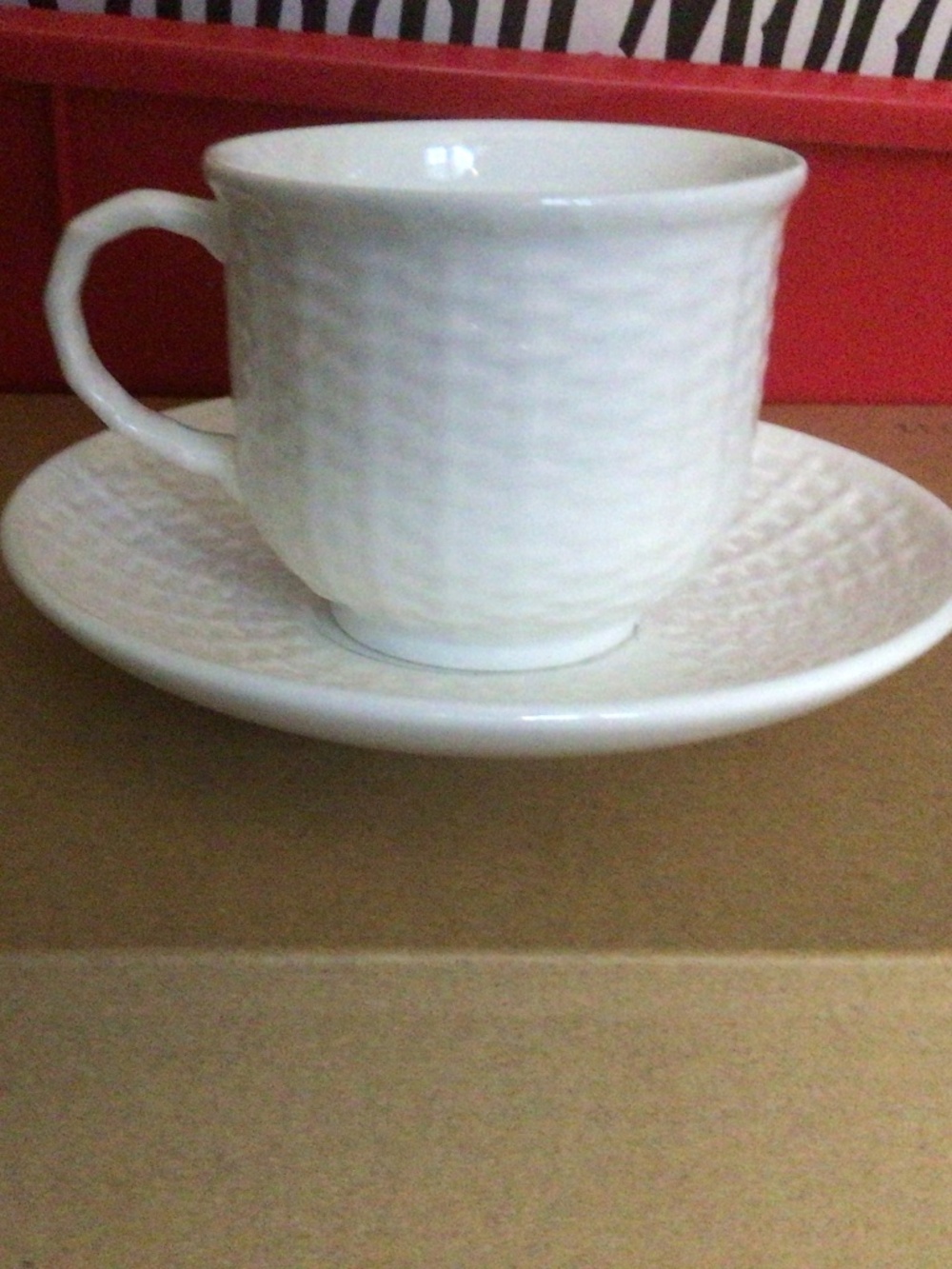 Wedgewood cup and saucer 1 or 12 Nantucket basket